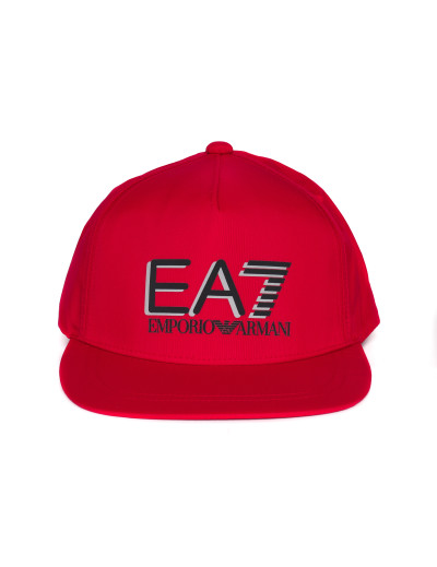 EMPORIO ARMANI BASEBALL CAP - RED