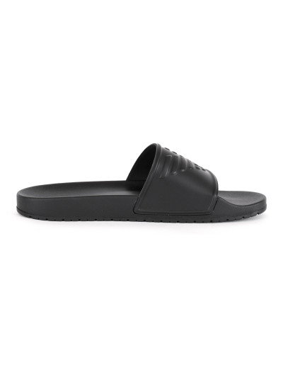 EMPORIO ARMANI SLIDERS - BLACK