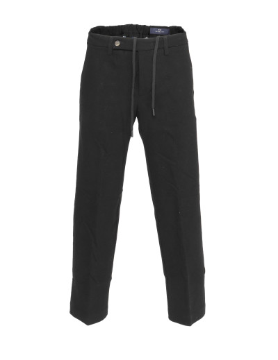ENTRE AMIS PANTS - BLACK - STRETCH VISCOSE