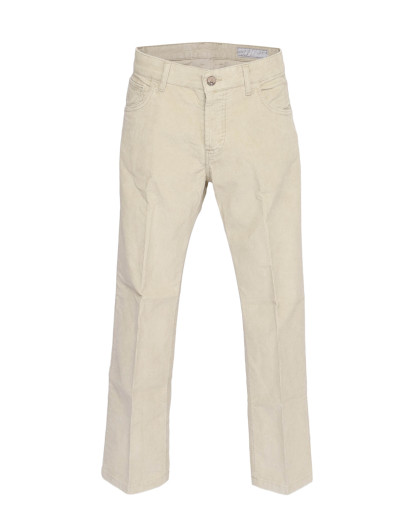 ENTRE AMIS PANTS - BEIGE - STRETCH COTTON CORDUROY