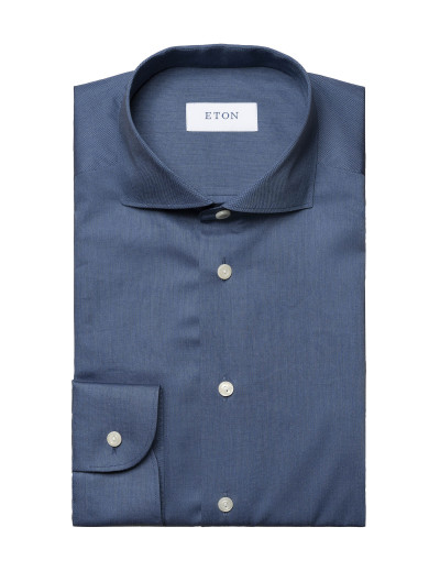 ETON SHIRT - DARK BLUE - COTTON