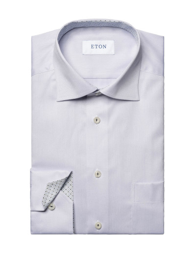 ETON SHIRT - LIGHT GREY - COTTON