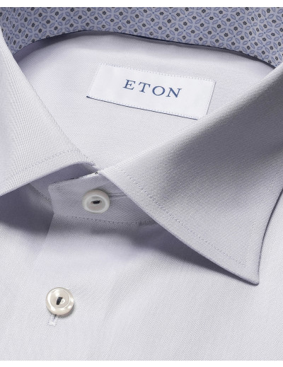 ETON SHIRT - LIGHT GREY - COTTON