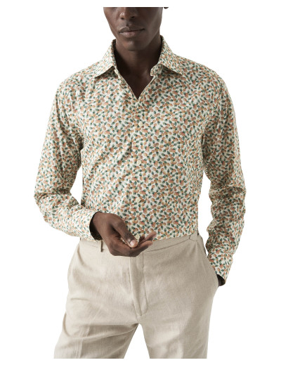 ETON SHIRT - WHITE - COTTON & LYOCELL