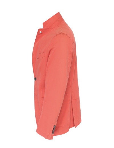 EZZELINO SPORT COAT - CORAL - STRETCH COTTON