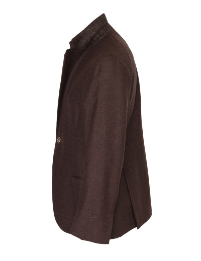 Ezzelino blazer wool cashmere brown