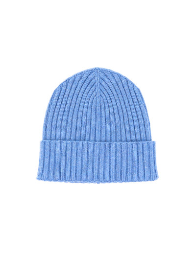 EZZELINO BEANIE - LIGHT BLUE - WOOL & CASHMERE