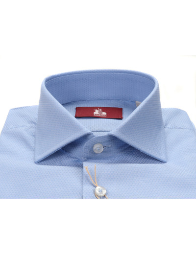 EZZELINO DRESS SHIRT - LIGHT BLUE - STRETCH COTTON