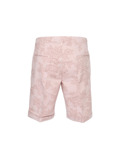 EZZELINO SHORTS - OLD ROSE - STRETCH COTTON