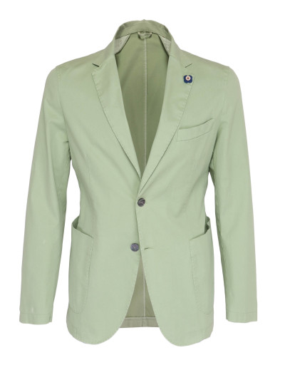 EZZELINO SPORT COAT - GREEN - STRETCH COTTON