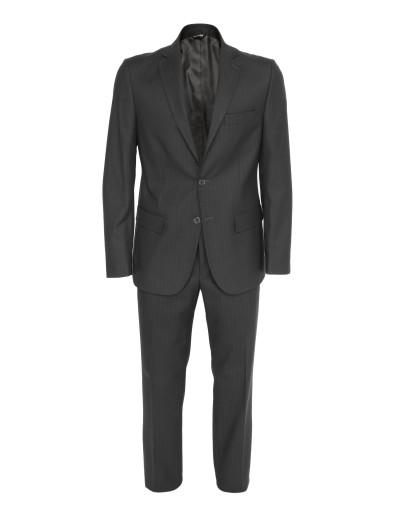 EZZELINO SUIT - DARK GREY - 4 SEASON WOOL