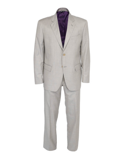 EZZELINO SUIT - LIGHT GREY - 4 SEASON WOOL