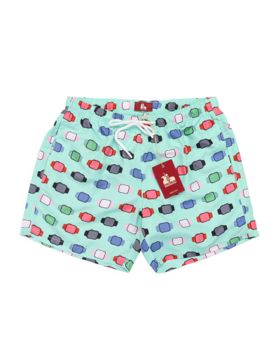 EZZELINO SWIM SHORTS - WATER GREEN