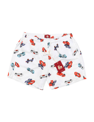 EZZELINO SWIM SHORTS - WHITE