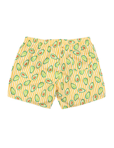 EZZELINO SWIM SHORTS - ORANGE & WHITE