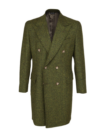 Ezzelino overcoat tweed