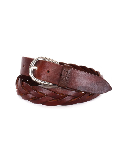 Fratelli Noviello belt braided crocodile