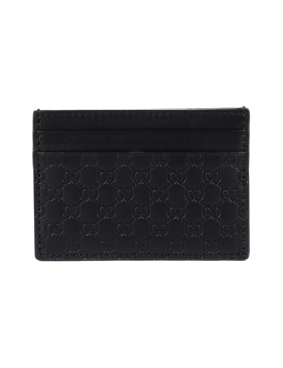 Gucci card case microgucissima black
