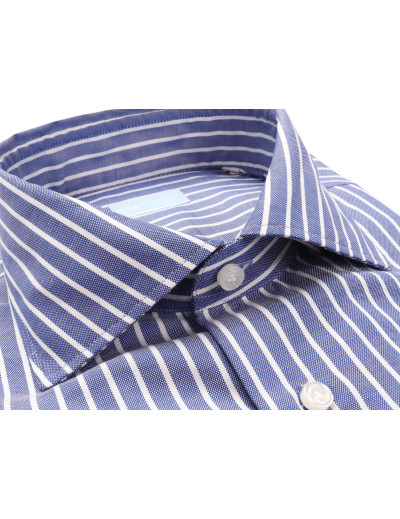 IL SARTORE NAPOLI DRESS SHIRT - BLUE & WHITE - COTTON Default