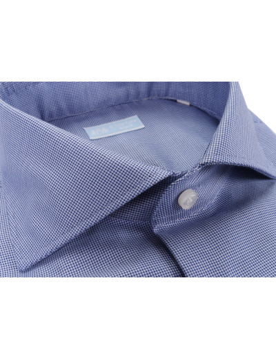 IL SARTORE DRESS SHIRT - BLUE & WHITE - COTTON