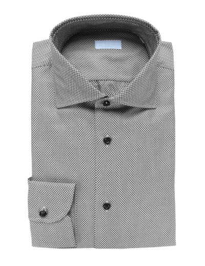 IL SARTORE NAPOLI DRESS SHIRT - BLACK & WHITE - COTTON