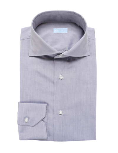 IL SARTORE NAPOLI DRESS SHIRT - BLUE - STRETCH COTTON