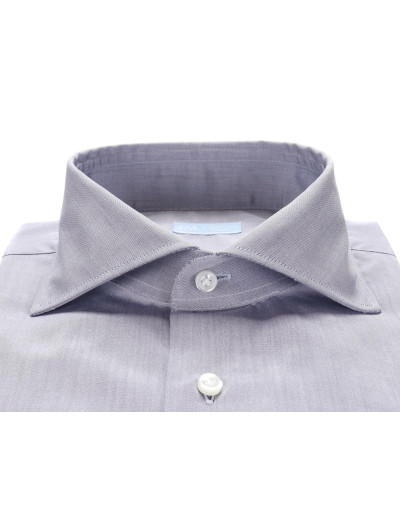 IL SARTORE NAPOLI DRESS SHIRT - BLUE - STRETCH COTTON