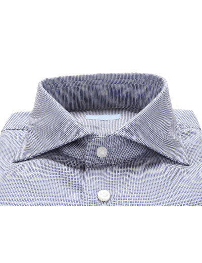 IL SARTORE NAPOLI DRESS SHIRT - BLUE & WHITE - COTTON