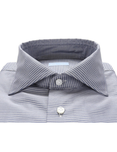 IL SARTORE NAPOLI DRESS SHIRT - BLUE - COTTON