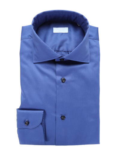 IL SARTORE NAPOLI DRESS SHIRT - BLUE - COTTON
