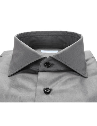 IL SARTORE NAPOLI DRESS SHIRT - GREY - COTTON INDIGO
