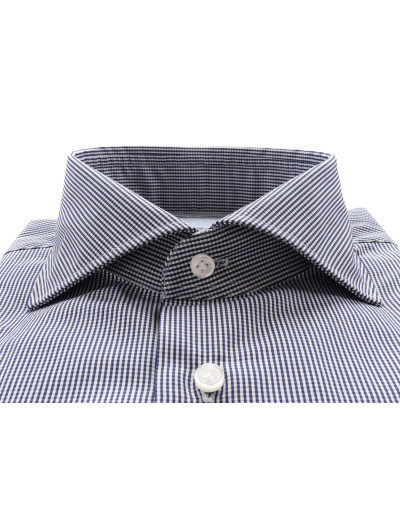 IL SARTORE NAPOLI DRESS SHIRT - BLUE & WHITE - COTTON