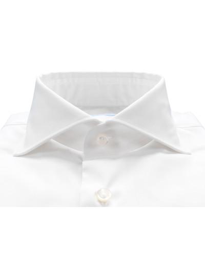 IL SARTORE NAPOLI DRESS SHIRT - WHITE - STRETCH COTTON