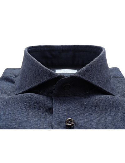 IL SARTORE NAPOLI DRESS SHIRT - BLUE - PURE LINEN