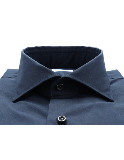 IL SARTORE NAPOLI DRESS SHIRT - BLUE - STRETCH COTTON