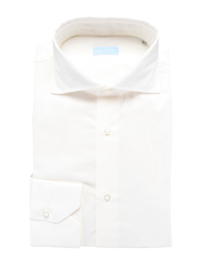 IL SARTORE NAPOLI DRESS SHIRT - OFF-WHITE - STRETCH COTTON