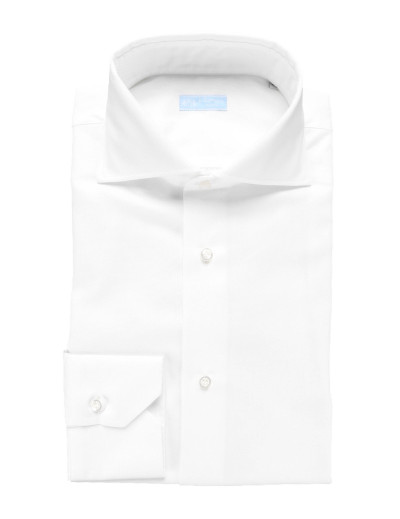 IL SARTORE NAPOLI DRESS SHIRT - WHITE - COTTON 