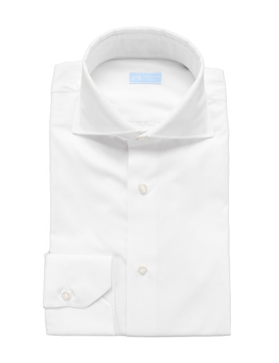 IL SARTORE NAPOLI DRESS SHIRT - WHITE - COTTON