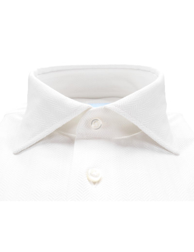IL SARTORE NAPOLI DRESS SHIRT - WHITE - COTTON