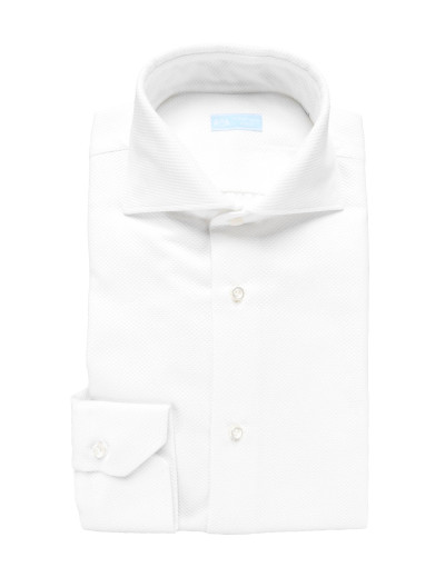 IL SARTORE NAPOLI DRESS SHIRT - WHITE - COTTON