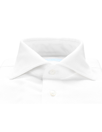 IL SARTORE NAPOLI DRESS SHIRT - WHITE - COTTON