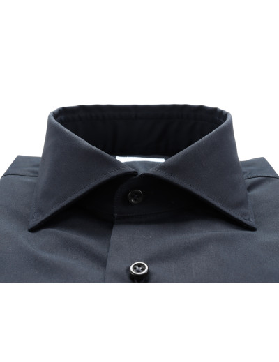 IL SARTORE NAPOLI DRESS SHIRT - NAVY BLUE - COTTON