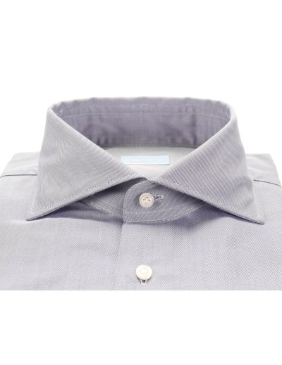IL SARTORE NAPOLI DRESS SHIRT - BLUE - COTTON