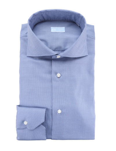 Il sartore Vincenzo Di Ruggiero shirt blue