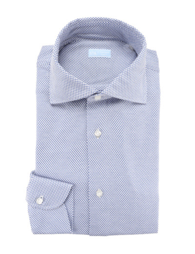 Il sartore Vincenzo Di Ruggiero shirt sky scacchi