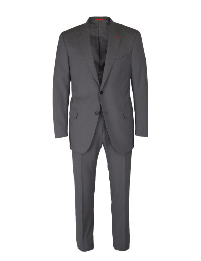 ISAIA "GREGORY" SUIT - GREY - WOOL