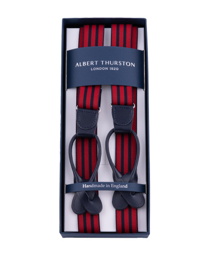 ALBERT THURSTON BRACES - RED & BLUE - ELASTIC
