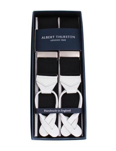 ALBERT THURSTON BRACES - BLACK & WHITE - BARATHEA
