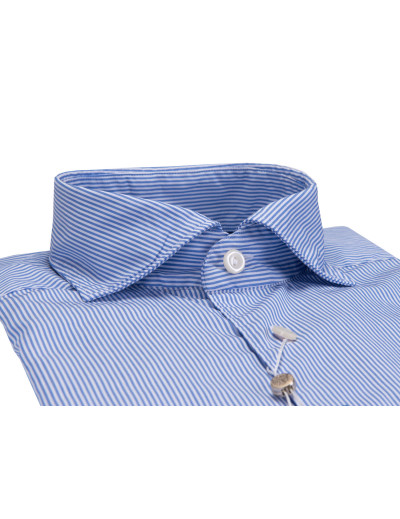 ETON DRESS SHIRT - WHITE & BLUE - COTTON