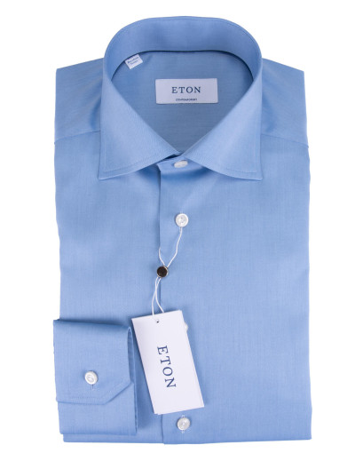 ETON DRESS SHIRT - BLUE - COTTON Default